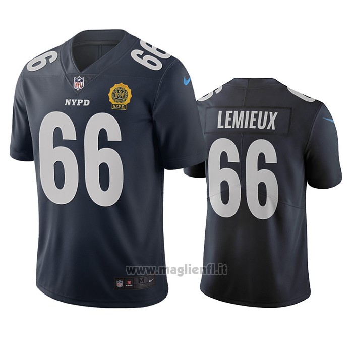 Maglia NFL Limited New York Giants Shane Lemieux Ciudad Edition Blu